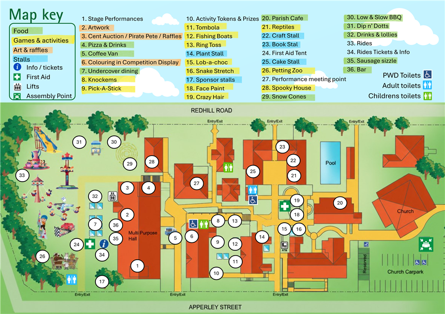 Spring Fair map